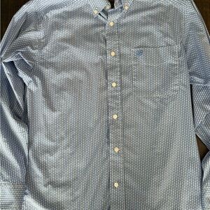 Men's Blue Ariat Patterned Shirt